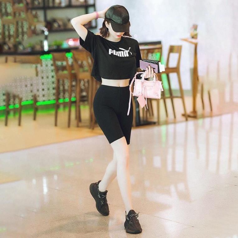 [Hàng loại 1]Quần legging nữ lửng cộc thun lạnh dầy dặn nâng mông co dãn 4 chiều siêu hot 2021