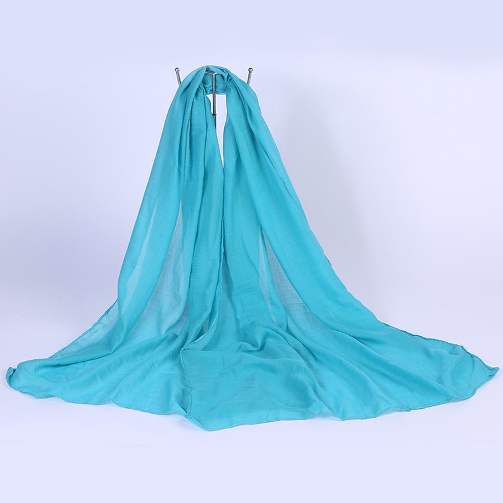 Khăn quàng cotton màu thuần