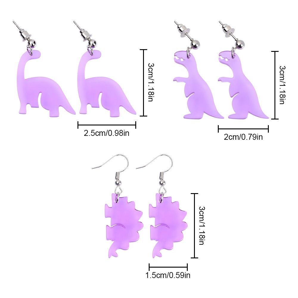 1 Khuyên Tai Acrylic Nhiều Màu Dễ Thương Dùng Làm Quà Tặng Sinh Nhật