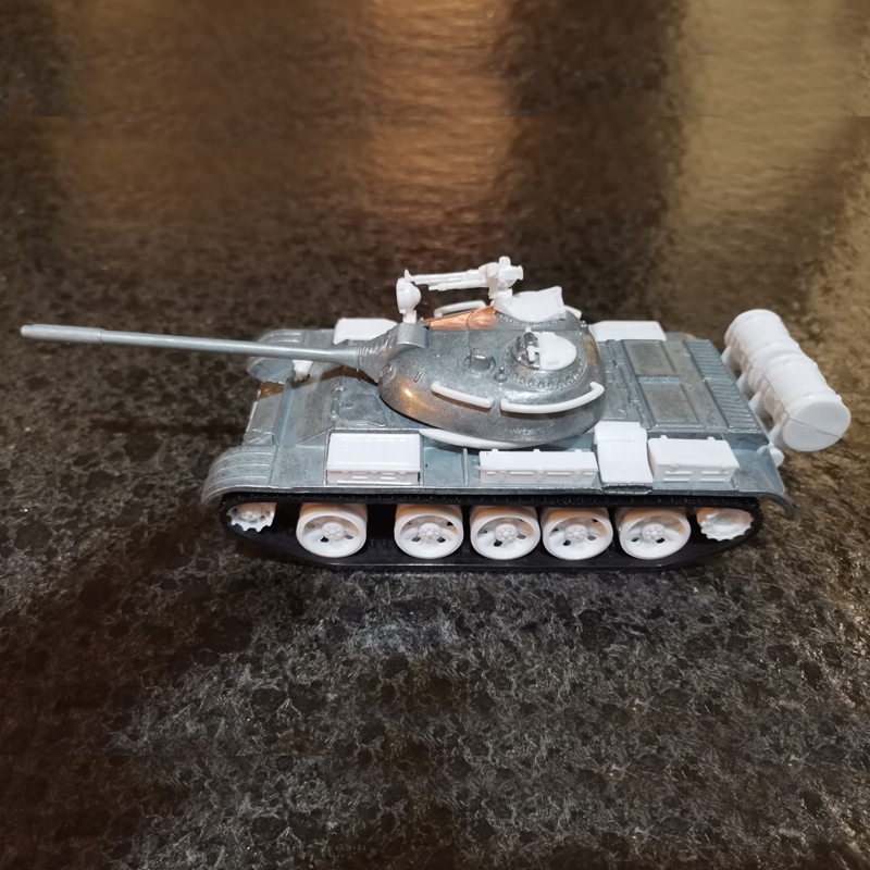Mô hình xe tăng đồ chơi Soviet T55 tỉ lệ 1/43