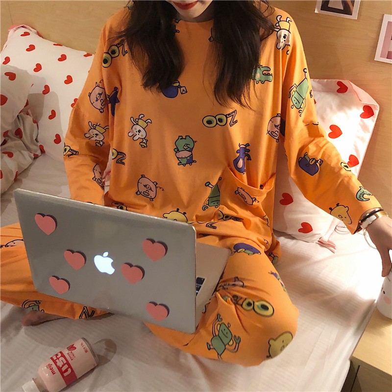 Set ulzzang đồ ngủ ZOO DN012 (có ảnh thật) | BigBuy360 - bigbuy360.vn