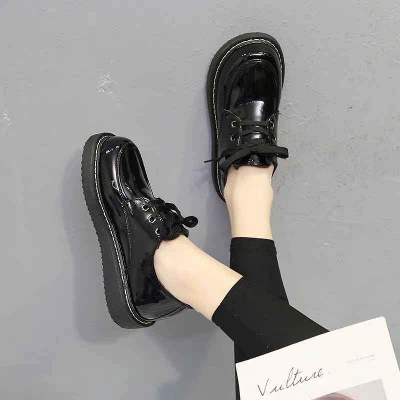 (Hàng có sẵn) Giày oxford mũi tròn vintage BIG SIZE 41-43