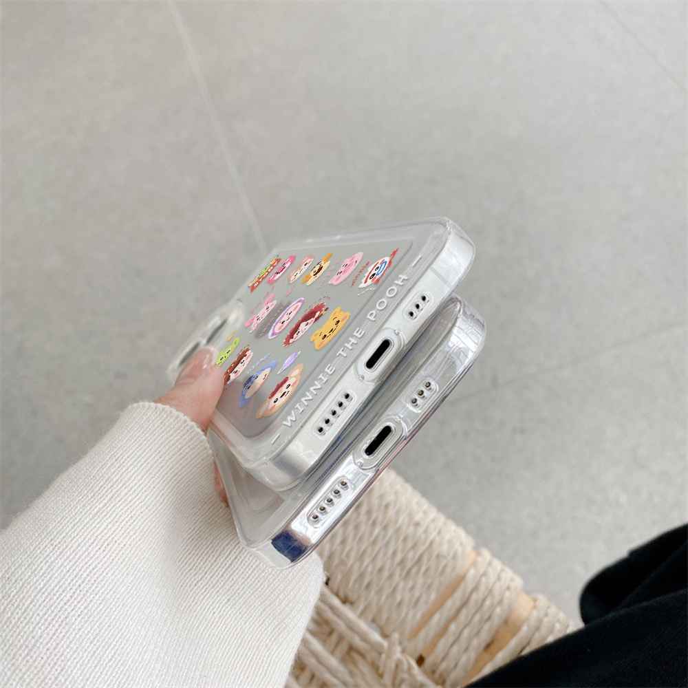 DISNEY Ốp Điện Thoại Mềm Trong Suốt Chống Sốc Hoạt Hình Toy Story Cho iPhone 11 13 12 X XS Pro Max XR 12 13