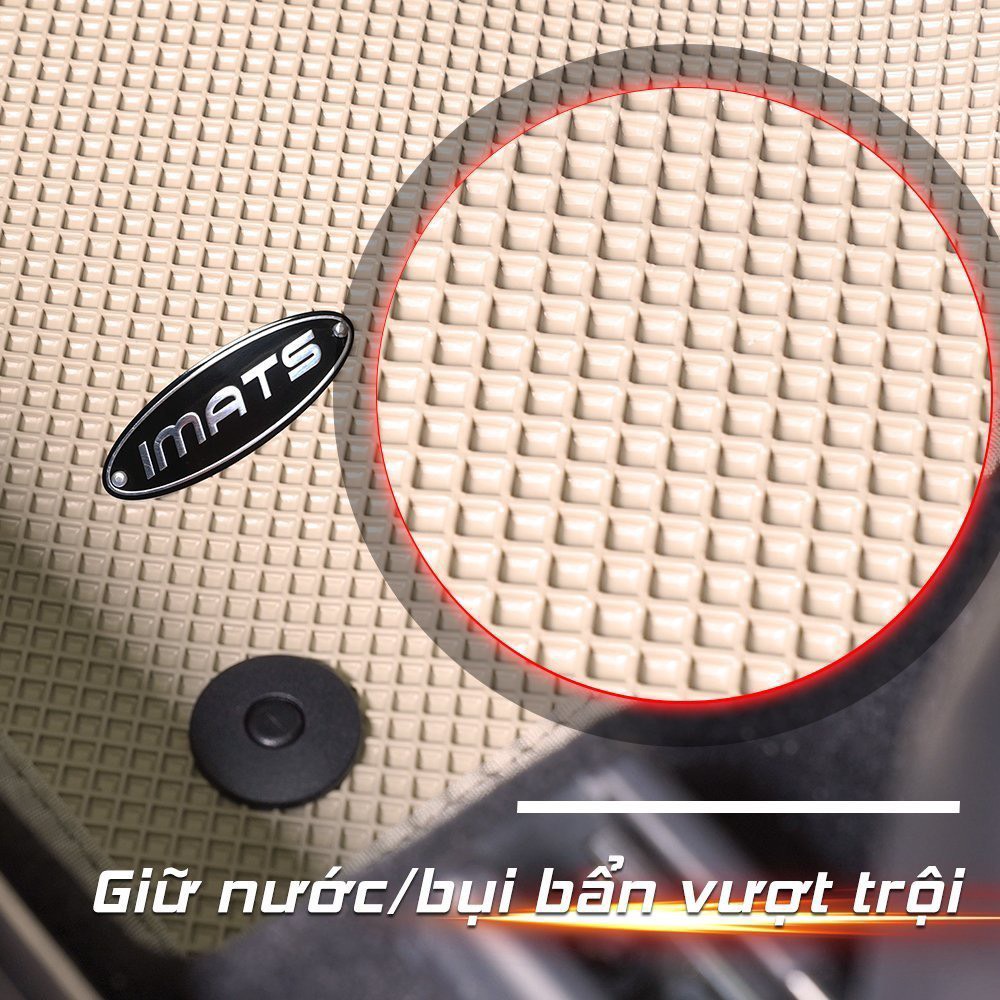 Thảm sàn ô tô cao su Thái Lan IMATS có đủ mẫu cho các dòng xe