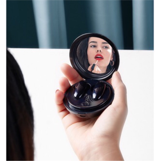 Tai nghe Bluetooth true wireless remax TWS-9 v5.0 kèm đốc sạc có thể làm gương soi