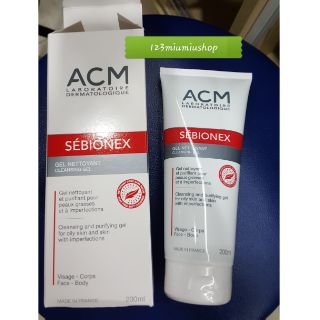 Sữa rửa mặt ACM SÉBIONEX FOAMING GEL 200l dùng cho da nhờn, da mụn