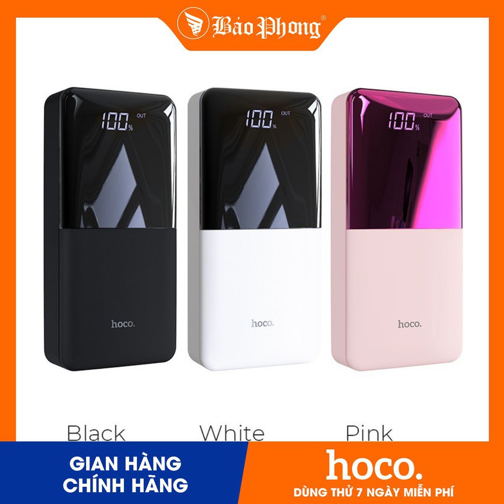 Pin Sạc Dự Phòng Hoco J42 High Power Chính Hãng 10000mAh 37Wh Màn Hình Led Thông Minh – Bảo Hành 12 Tháng