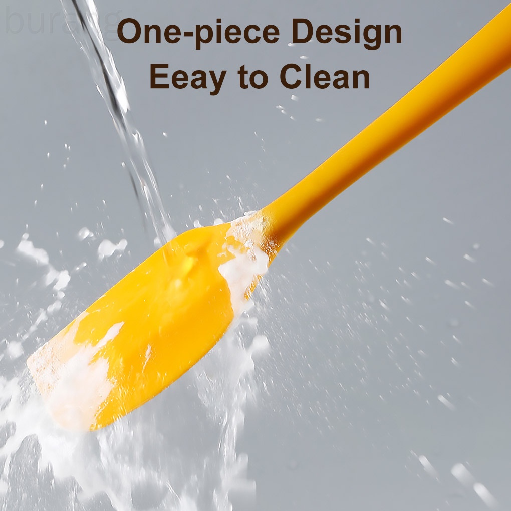 Thìa nấu ăn bằng silicone cấp thực vật chịu nhiệt an toàn tiện dụng cho nhà bếp