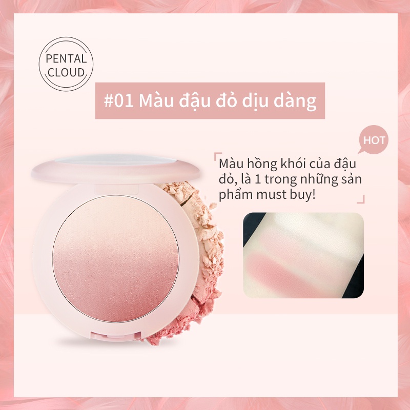 Phấn má hồng Judydoll màu gradient 4 màu sắc tùy chọn 4.3g