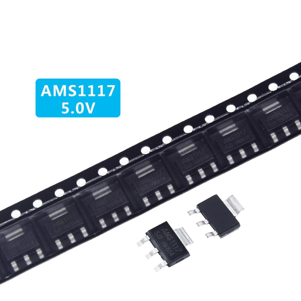 Bộ 50 linh kiện điện tử chuyên dụng AMS1117 series AMS1117-3.3V AMS1117-ADJ AMS1117-1.8V AMS1117-1.2V AMS1117-5.0V | BigBuy360 - bigbuy360.vn