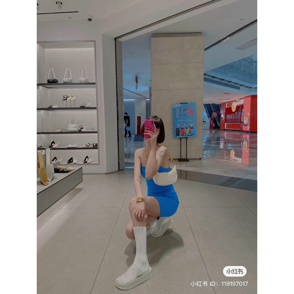 túi khuyết cặp nách + đeo chéo CK2-20270927 màu da