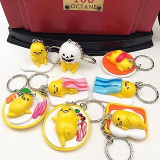 Móc Khóa ốp la gudetama kute – treo cặp sách – chìa khóa