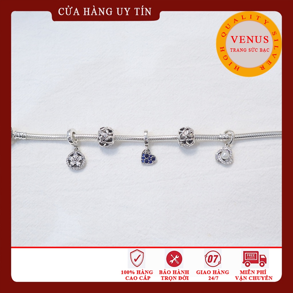 Vòng charm xinh xắn xâu 5 hạt- Mã sản phẩm VENUSB7