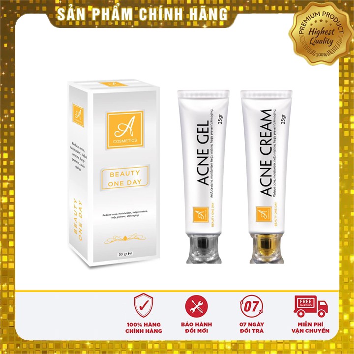 [Chính Hãng] bộ ngừa mụn A cosmetics ngừa mụn siêu tốc độ