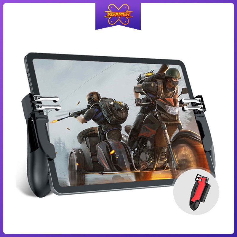 XGamer H11 pubg Gamepad Controller Six Finger Game Joystick Handle For Ipad Tablet L1R1 pubg Trigger Shooter Controller