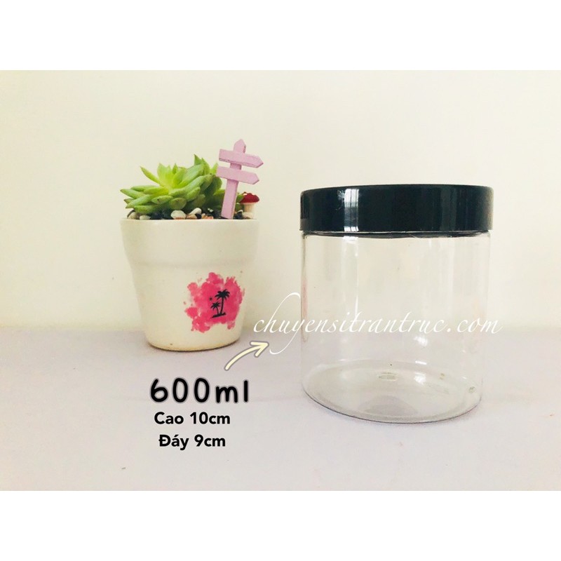 [Đủ Size] hũ nhựa PET nắp nhưa đựng thực phẩm, hủ nhựa tròn trong suốt, hộp nhựa màu có nhiều kích thước