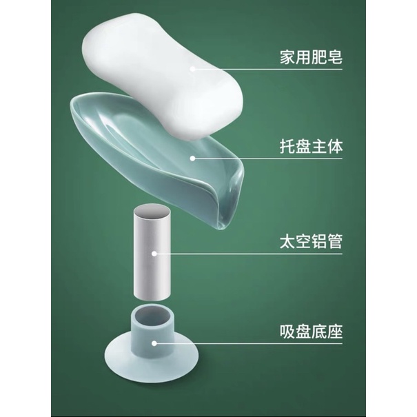 Khay để xà phòng bánh nghiêng thoát nước