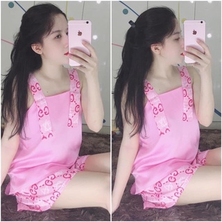 BỘ NGỦ SATIN 2 DÂY ĐÙI MS03
