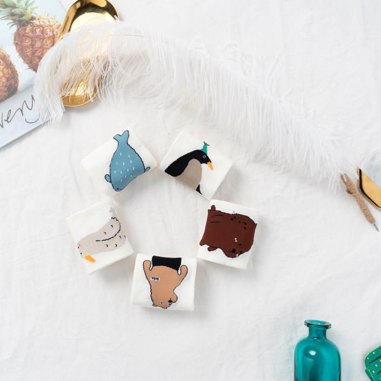 Vớ Ngắn Cổ Đẹp Tất Ngắn Cổ Hoạt Hình Hàn Nhật Vớ Cổ Ngắn Nam Nữ Cotton Phong Cách Ulzzang