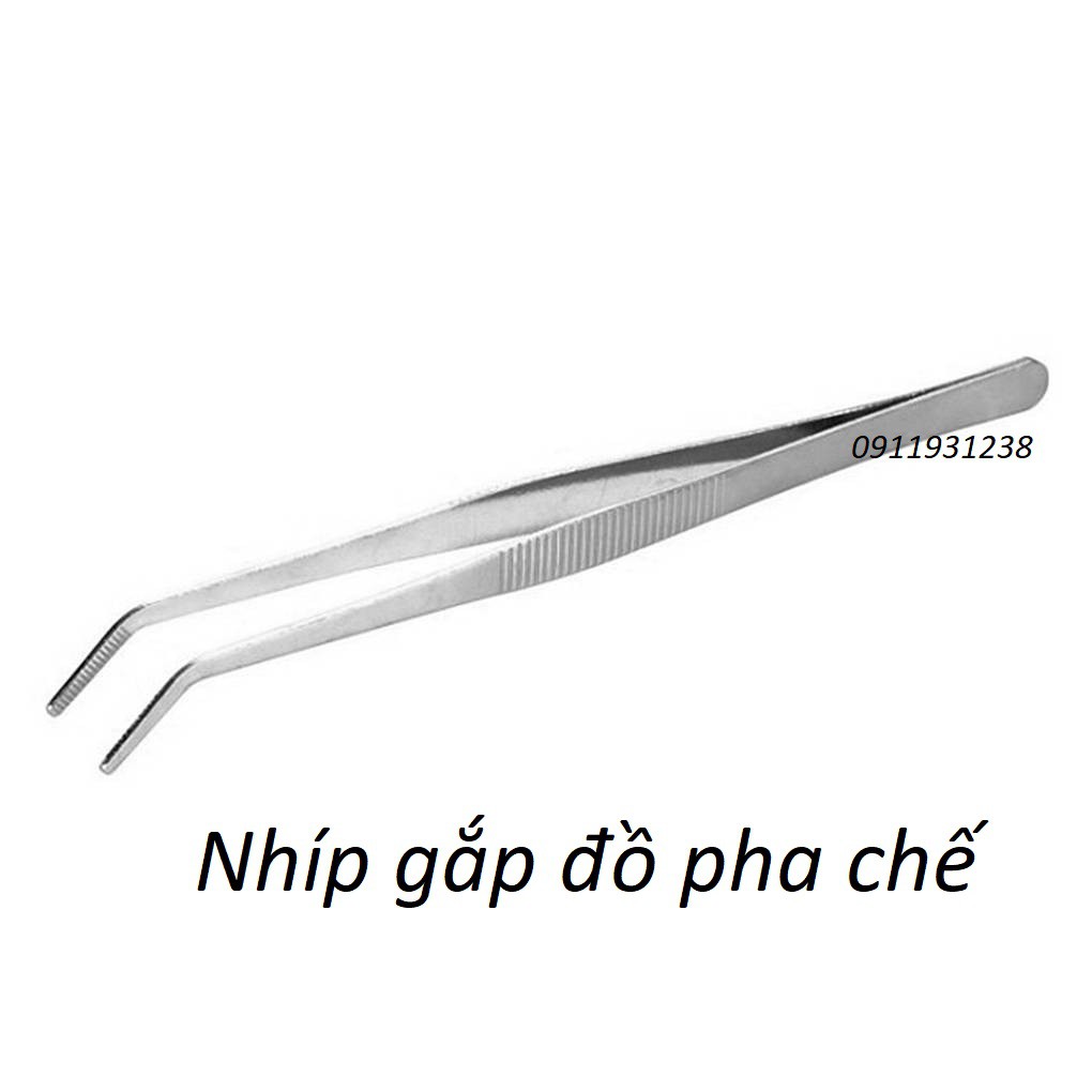 Nhíp gắp đồ decor 16cm ( chất liệu inox 304 )