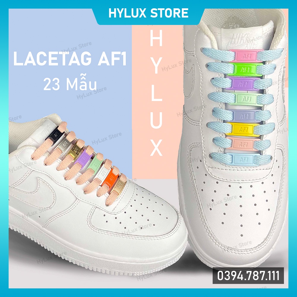 Phụ kiện giày Lacetag Air Force 1 (AF1) thay thế bằng kim loại 23 mẫu