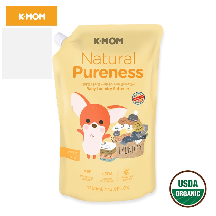 NƯỚC XẢ VẢI SƠ SINH HỮU CƠ K-MOM HÀN QUỐC