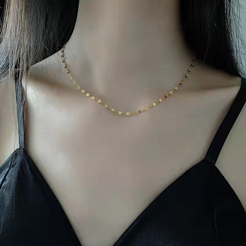 Dây chuyền vòng cổ nữ titan dây trúc S10-302A - CAM KẾT KHÔNG GỈ, KHÔNG BAY MÀU - BẢO HÀNH 12 THÁNG