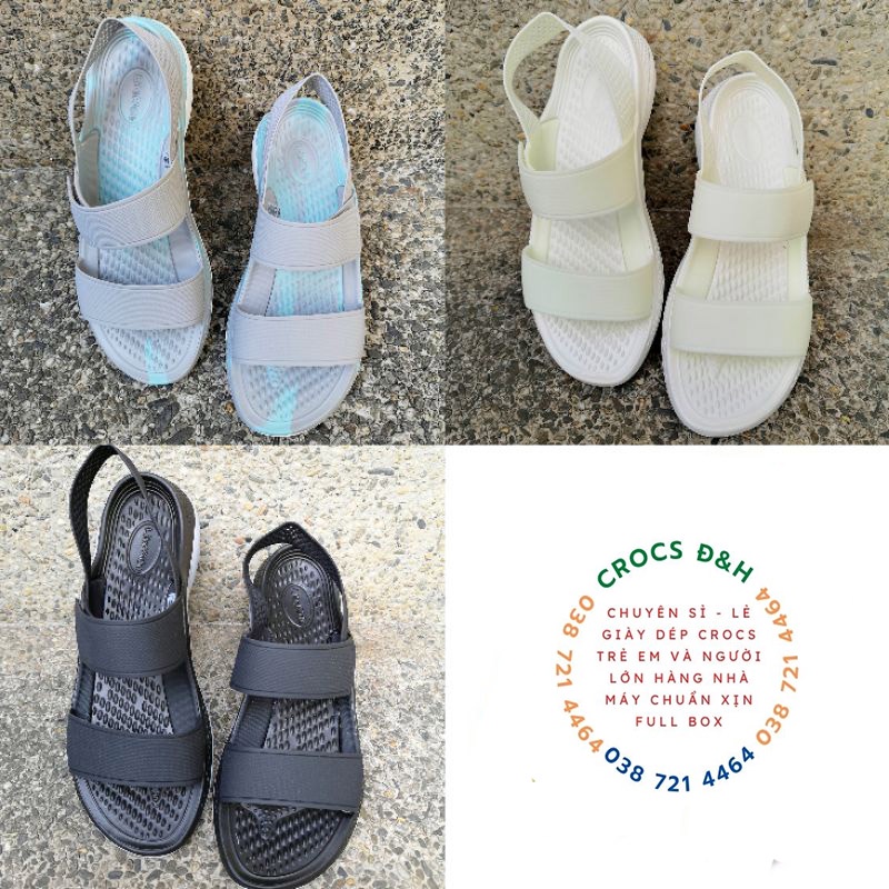Giày dép crocs - dép sandal nhựa crocs literide 360 thế hệ mới cho nữ chống thấm nước, chống trơn trượt, chống hôi chân
