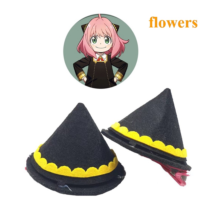 Set 1 Cặp Tóc Giả Hóa Trang Nhân Vật Anime Spy X Family Anya