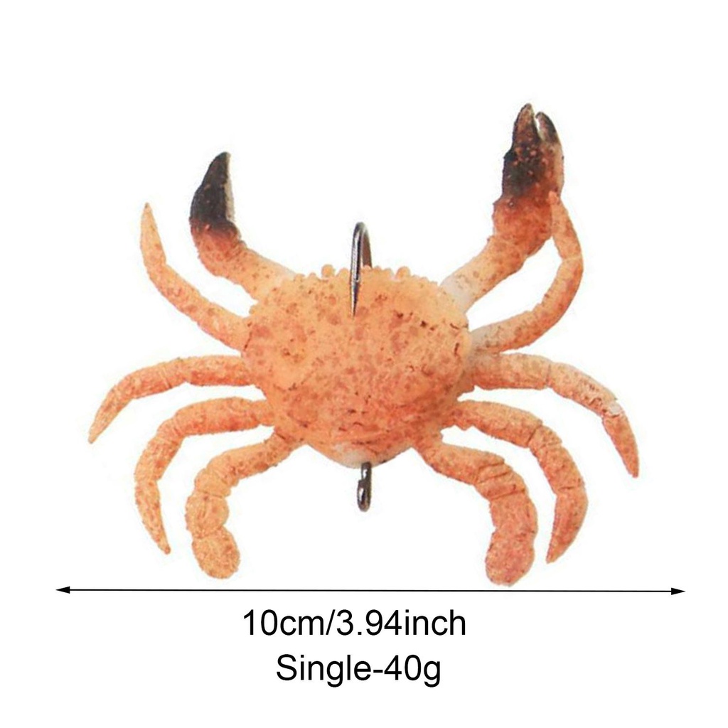 Mồi Câu Cá Giả Hình Cua / Vịt Mềm 3D Siêu Bền
