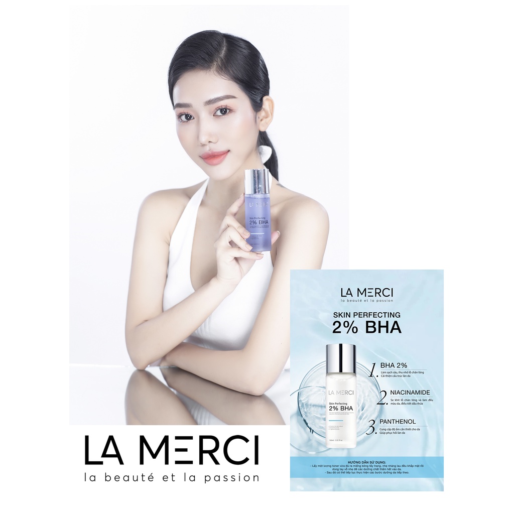 Dung dịch BHA giúp giảm mụn, dầu nhờn LA MERCI SKIN PERFECTING 2% BHA 100ml