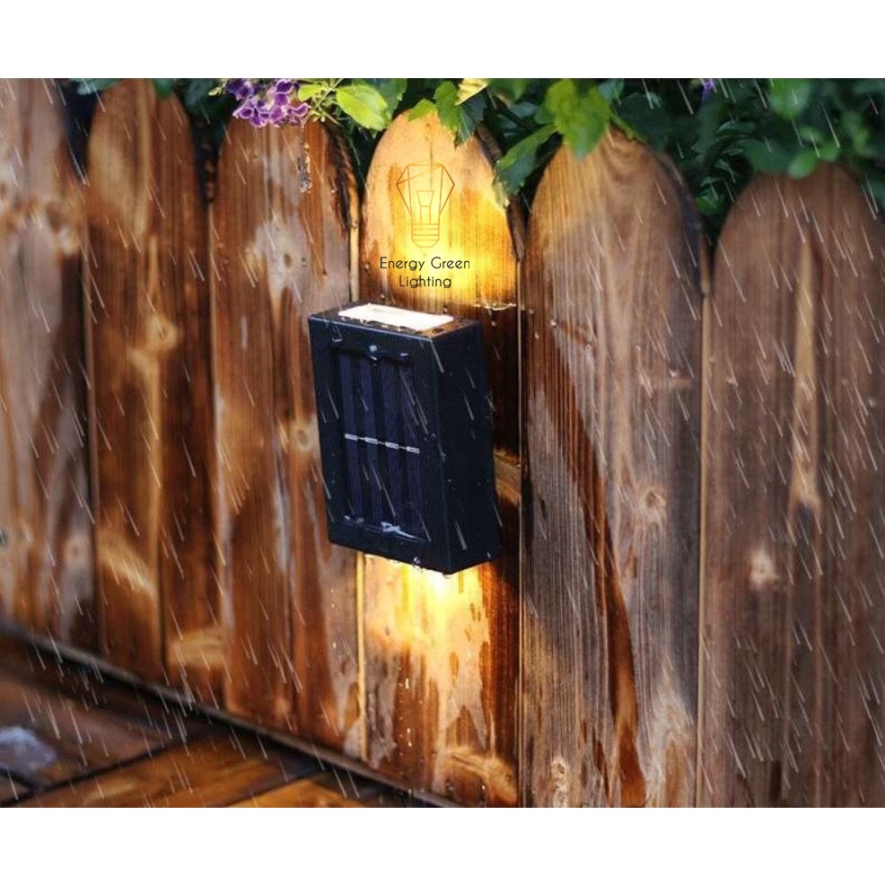 Đèn Tường 2 Đầu Chiếu Sáng Energy Green Lighting MT-33,MT-32 - Sử Dụng Năng Lượng Mặt Trời - Ánh Sáng Trắng,Vàng,Đổi Màu