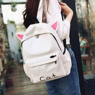 Balo Thời Trang Cat Đen