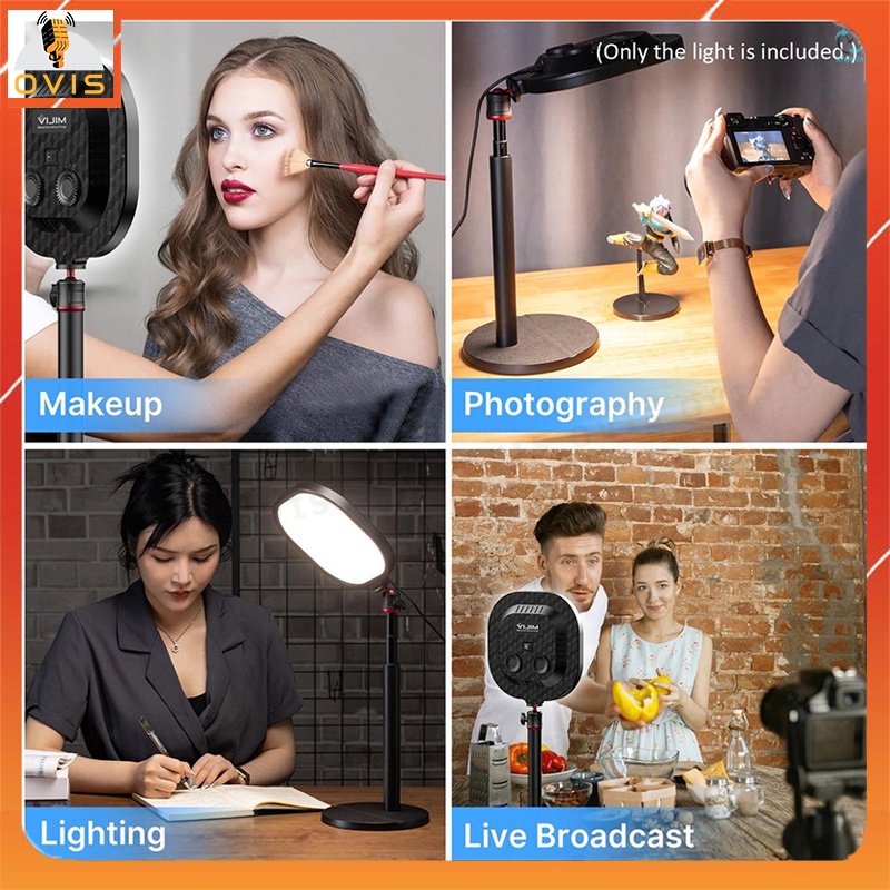 Ulanzi Vijim K7 / Vijim K9 RGB - Đèn LED Để Bàn Hỗ Trợ Làm Vlog, Video Youtube, Tik Tok