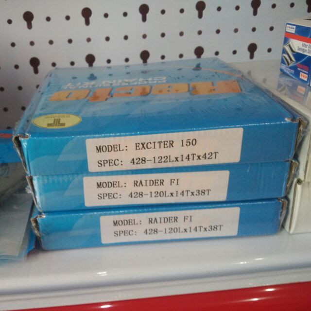 Bộ nhông sên dĩa Recto Raider fi