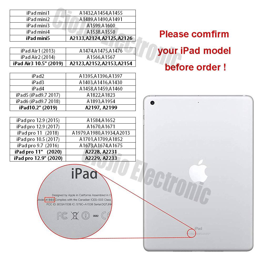 Bao da máy tính bảng nắp gập PU dễ thương cho Apple iPad 2017 2018 9.7 2019 10.2 iPad Pro 2020 11 10.5 Mini 4 5 7.9 | BigBuy360 - bigbuy360.vn