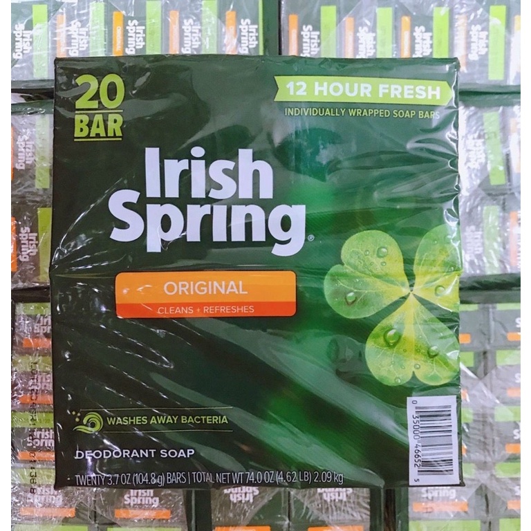 Xà bông cục Irish Spring lốc 20 cục