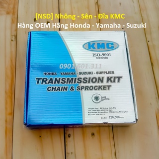 [NSD] Bộ Nhông Sên Đĩa KMC hàng OEM hãng Honda - Yamaha - Suzuki cho xe số Dream, Wave, Future,...