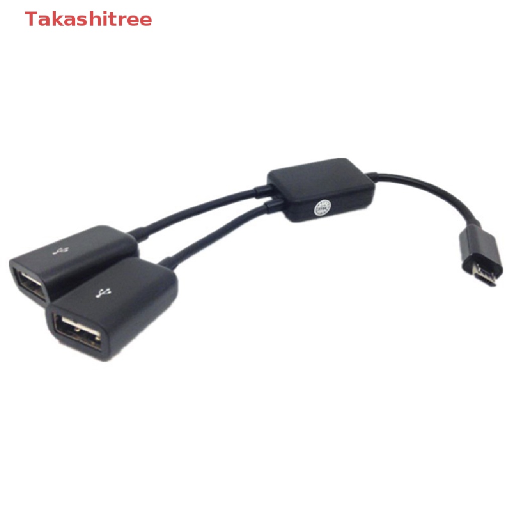 Dây Cáp Chia Hai Cổng Micro USB OTG Cho Máy Tính Bảng / PC / Điện Thoại Thông Minh