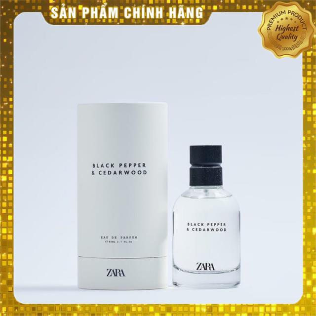 [CHÍNH HÃNG] Nước hoa nam ZARA MAN BLACK PEPPER & CEDARWOOD 80ml EDP