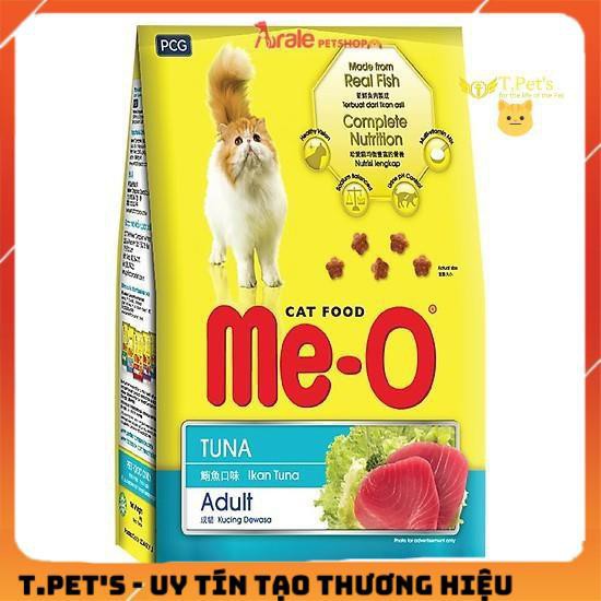 Thức ăn cho mèo Me-o adult 350g vị cá ngừ, hải sản