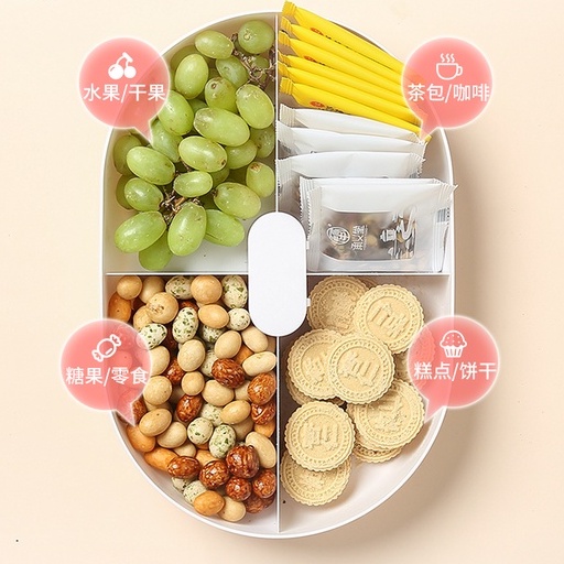 Khay Đựng Trái Cây Khô Bánh Kẹo Hạt Dưa Hấu Tiện Dụng Cho Phòng Khách