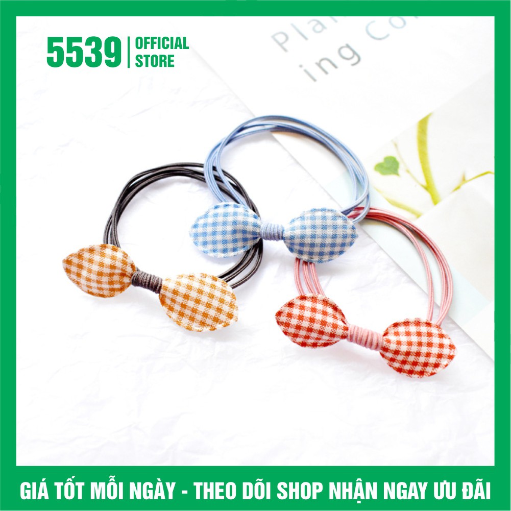 Dây cột tóc hàn quốc hình nơ dễ thương nhiều màu thích hợp mọi lứa tuổi - Shop 5539