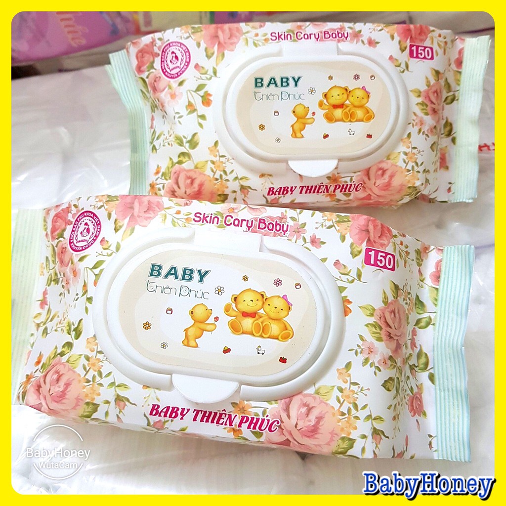 Khăn ướt Baby Thiên Phúc CAO CẤP 150 tờ Chính Hãng (hương thơm nhẹ)