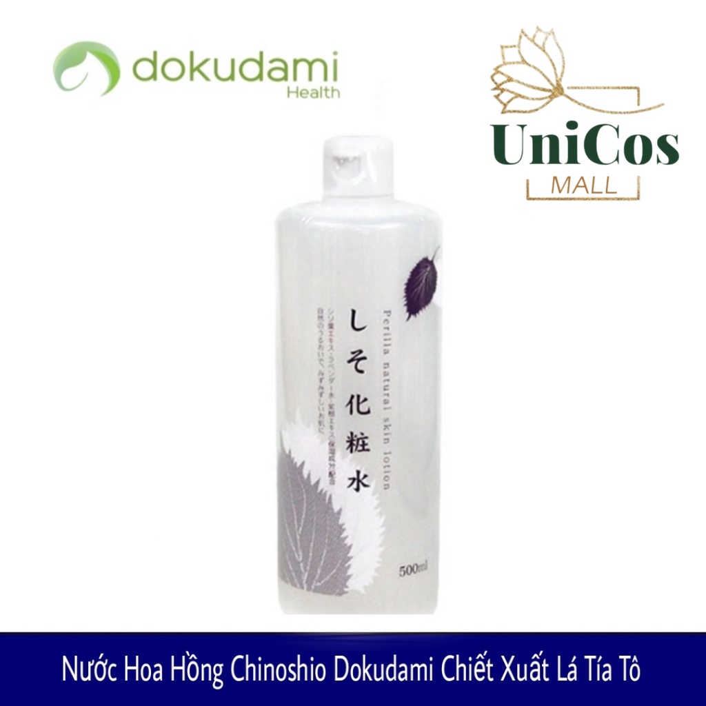 Lotion giảm, ngăn mụn toner TÍA TÔ cho da mụn Dokudami 500ml
