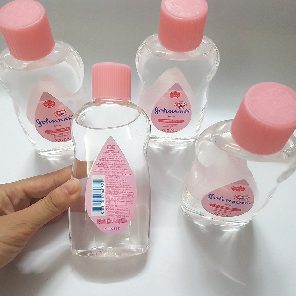 [Mã SKAMLTSM9 giảm 10% đơn 99K] Dầu Mát Xa Dưỡng Ẩm Johnson's Baby oil - 200ml - 8850007060321