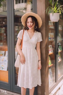 Đầm maxi hoa cúc