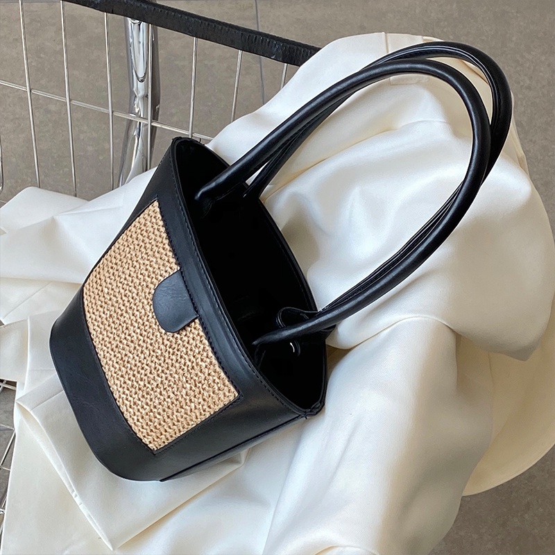 Túi Cói Xách Tay Phong Cách Hàn Quốc Kiểu Dáng Thời Trang Mới Cho Nữ