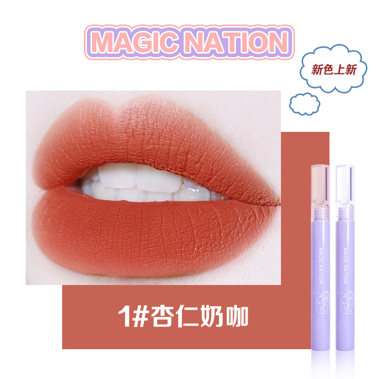 [Hàng mới về] Son Môi Dạng Lỏng Dưỡng Ẩm Màu Mềm Mịn Thời Trang | BigBuy360 - bigbuy360.vn