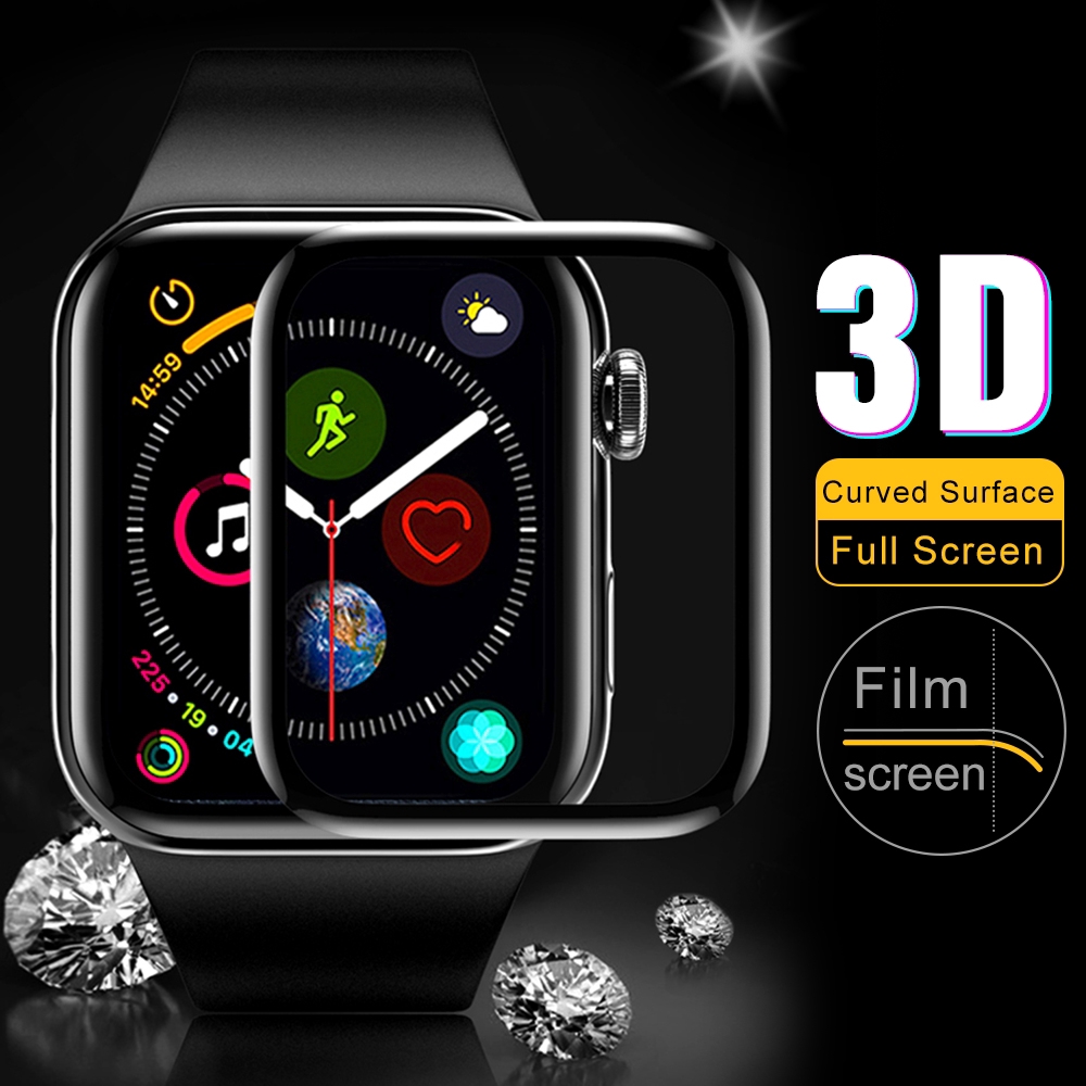 Miếng dán Hydrogel cường lực cong 3D cho đồng hồ Apple iWatch 1 2 3 4 38 40 42 44mm